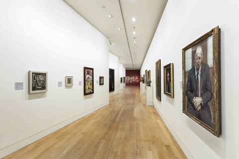 Dixon Jones' twentieth century galleries at the National Portrait Gallery