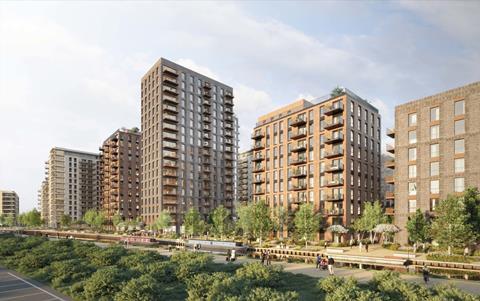The second phase of Sheppard Robson's Grand Union proposals, for St George West London