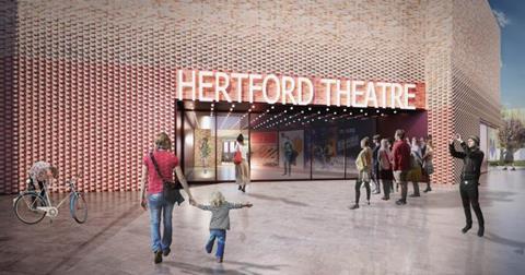 Hertford theatre - entrance