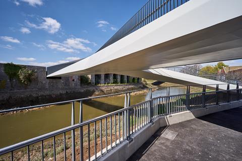 Knight Architects' new St Philip's Footbridge in Bristol