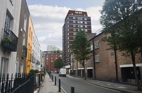 Stephen Davy Peter Smith Architects' proposals for a two-storey extension atop Landward Court in Marylebone