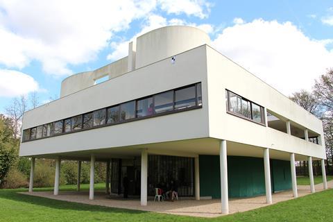 Villa Savoie by Le Corbusier, at Poissy, north west of Paris