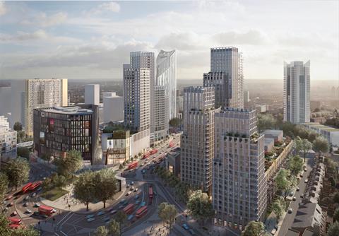 Allies & Morrison's Elephant & Castle scheme for Delancey