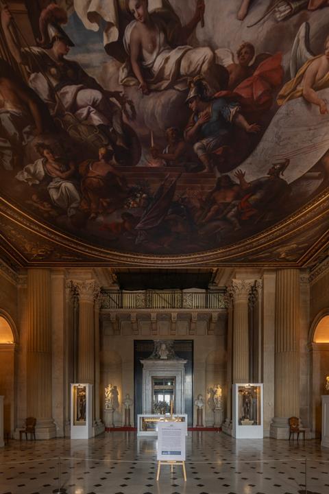 Blenheim great hall false ceiling