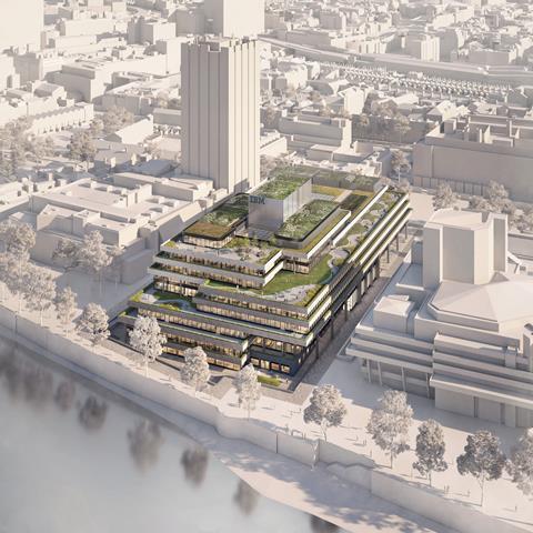 AHMM's proposals to update IBM's South Bank headquarters