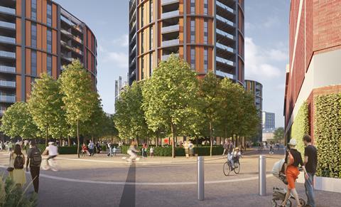 RSHP's proposals for Bethnal Green Gasworks