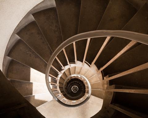 Sivill House Stairwell. Photo by Tom de Gay; supplied by John Allan