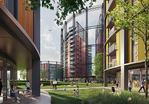 RSHP's proposals for Bethnal Green Gasworks