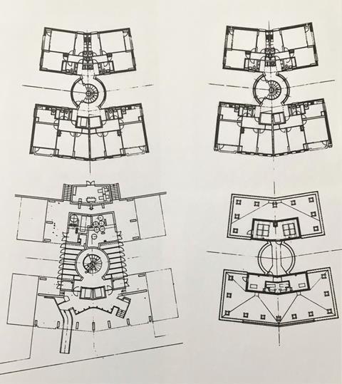 Sivill House Plans. Source Lubetkin. Supplied by John Allan