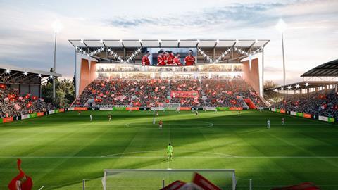 Wrexham Stadium_Kop Stand - Seating Tier © Populous