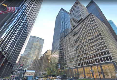 JP Morgan Chase's existing building at 270 Park Avenue in New York - designed by SOM in the 1960s