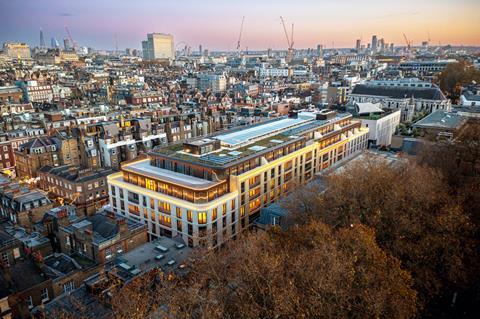 marylebone square aerial view