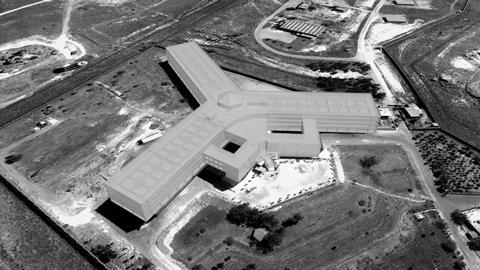 Saydnaya prison, as reconstructed by Forensic Architecture using architectural and acoustic modelling