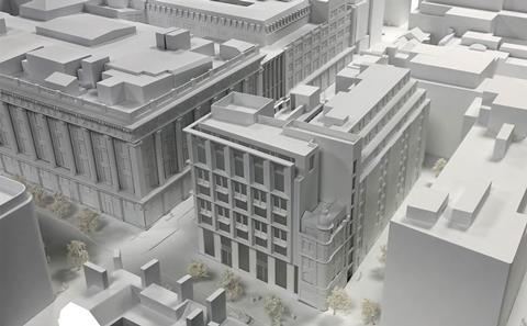 Overview of Grafton Architects' proposals for 388-396 Oxford Street