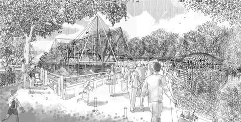 Snowdon Aviary at London Zoo - by Foster and Partners