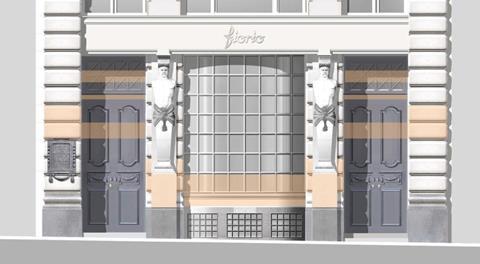 How the height of 4-6 Glasshouse Street's existing facade would be increased under Fletcher Priest's plans