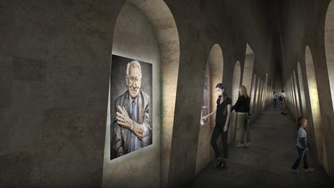 Winning concept for UK Holocaust memorial by Adjaye Associates and Ron Arad Architects - hall of voices