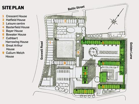 Golden Lane siteplan