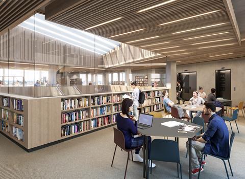 UoB University of Bristol Library_Atrium_©HawkinsBrown + Schmidt Hammer Lassen