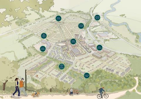 Sibson Garden Community Aerial View