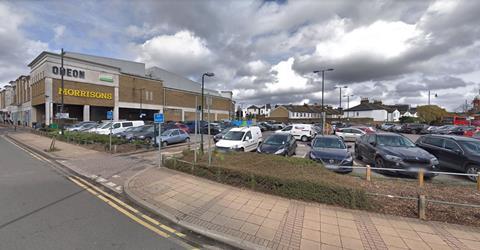 The Hartfield Road car park in Wimbledon