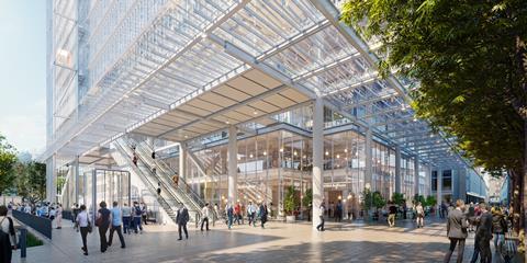 Street view of Paddington Square