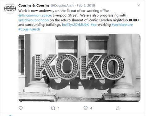 Screenshot_2020-01-07 (27) of Cousins and Cousins tweet about Koko appointment in Feb 2019