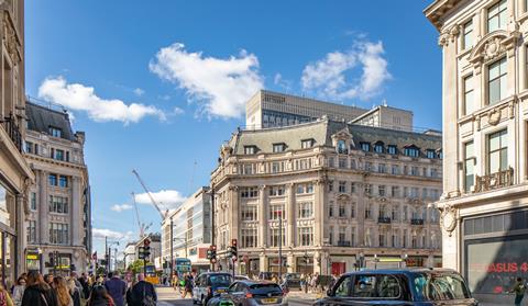 33Cav existing building - view from Oxford Circus