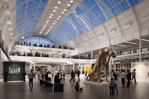 Plans to expand Olympia London, drawn up by Heatherwick Studio and SPPARC