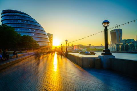 London sunrise shutterstock