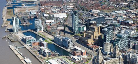 Northern Fringe of Liverpool's Central Business District, where it meets Liverpool Waters Princes Dock