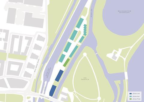 Site plan for Hale Wharf