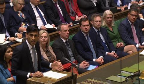 Budget 2020 - Rishi Sunak - Credit House of Commons : Parliament Live TVScreen Shot 2020-03-11 at 15.08.40