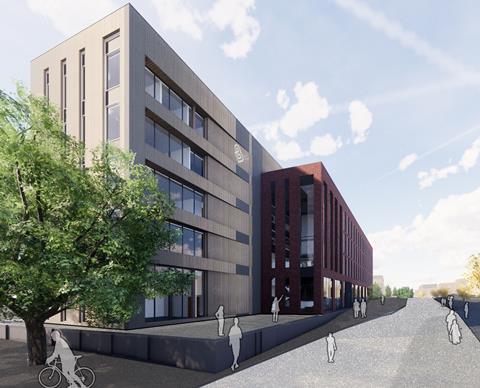 Associated Architects' approved design for Bolton College of Medical Sciences