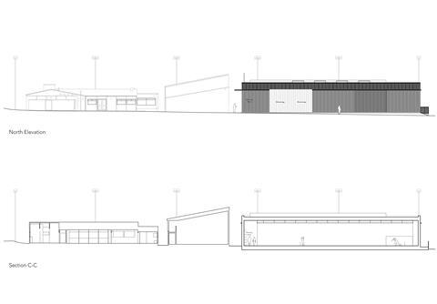 Octopi spencer club proposed elevation section