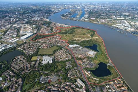 Thamesmead Waterfront Red Line