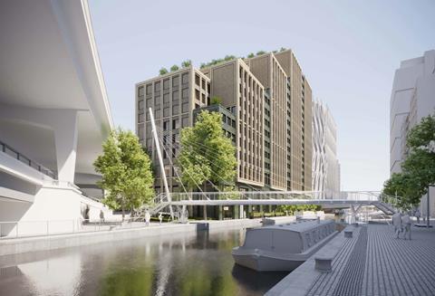 Make Architects' Baltic Wharf proposals for Paddington