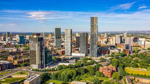 manchester skyline