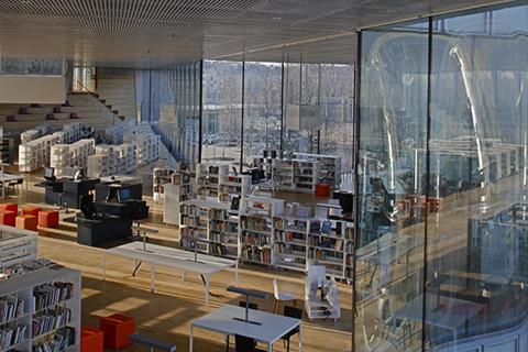 OMA Caen library