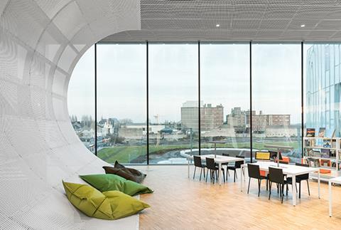 OMA Caen library