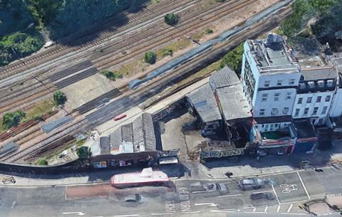 The site for De Metz Forbes Knight's Kentish Town Road scheme 