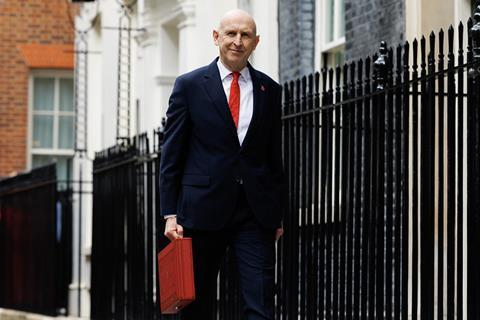 John Healey budget Lauren Hurley Treasury