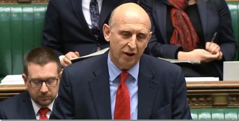 Shadow housing secretary John Healey in parliament on 30 April 2018