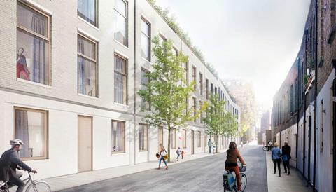 The previously-consented Redan Place townhouses, under Foster & Partners' proposals