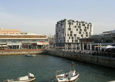Ilan Pivko’s Bauhaus-inspired Port Tel Aviv hotel and apartment complex