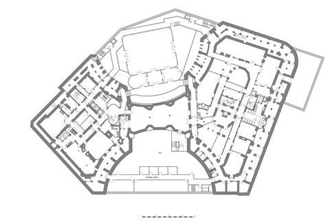 Blair Associates' revised level-1 basement proposals for Admiralty Arch