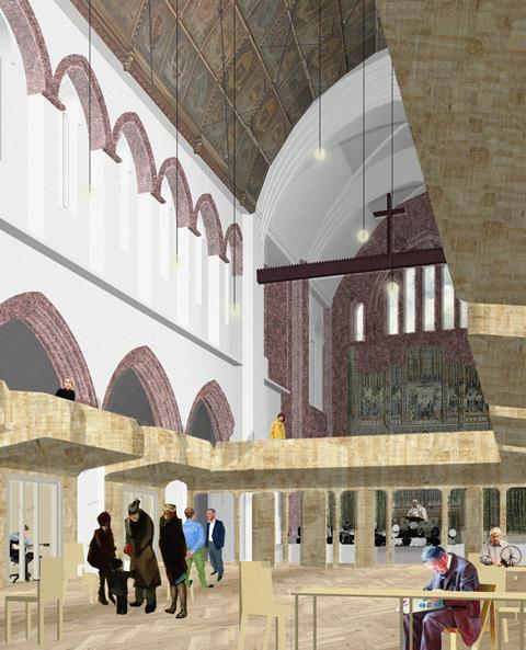 Emil Eve Architects' proposals for St Martin's Church in Brighton