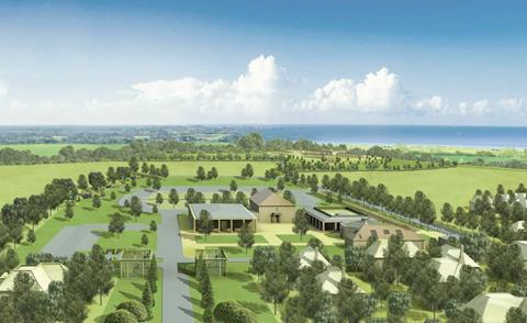 Proposals for the education centre at the British Normandy Memorial