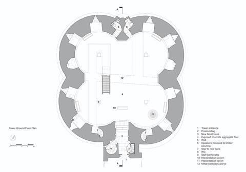 06 HBA Clifford's Tower Ground Floor Plan Annotated (1)