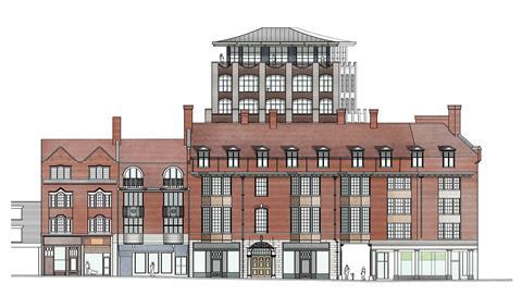 Benedict O'Looney Architects plan for Bromley's Royal Bell Hotel